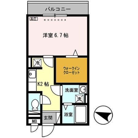 城北公園通駅 徒歩5分 1階の物件間取画像